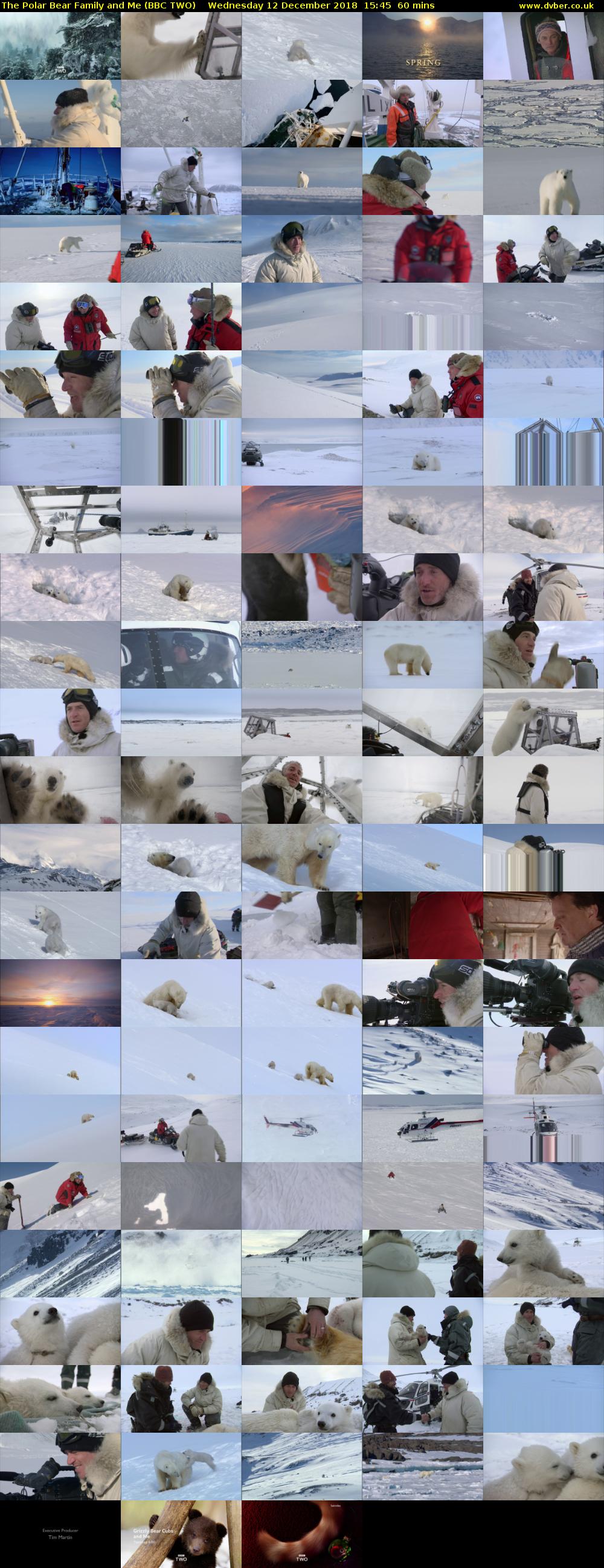 The Polar Bear Family and Me (BBC TWO) Wednesday 12 December 2018 15:45 - 16:45