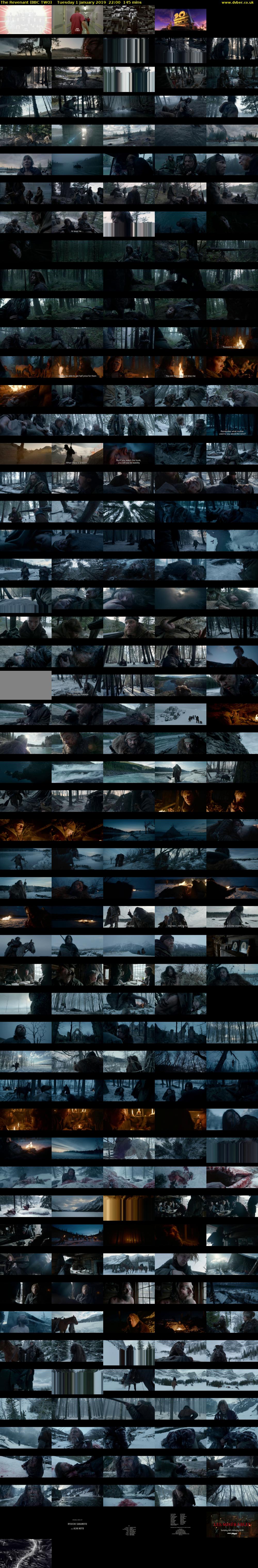 The Revenant (BBC TWO) Tuesday 1 January 2019 22:00 - 00:25