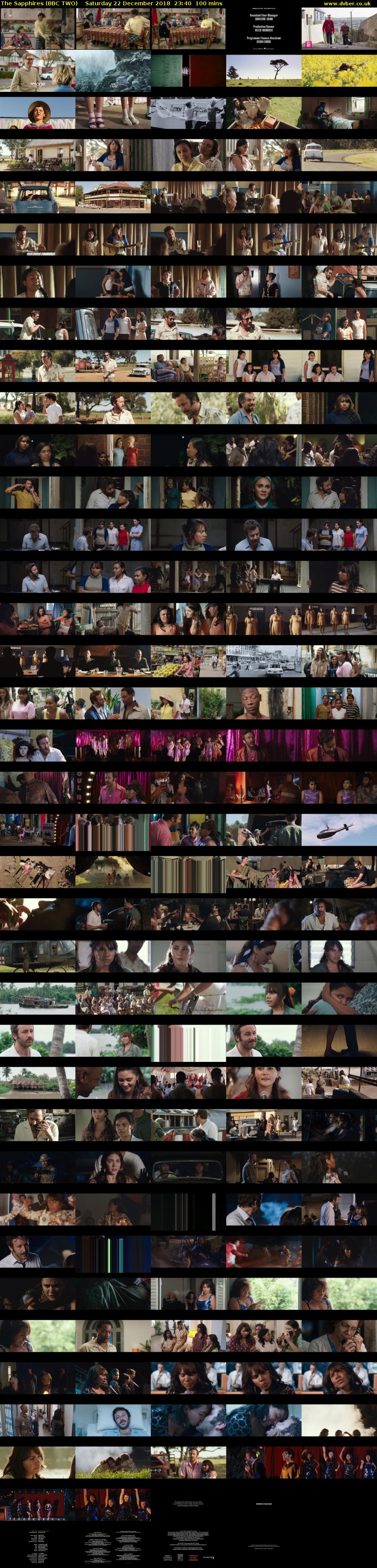 The Sapphires (BBC TWO) Saturday 22 December 2018 23:40 - 01:20