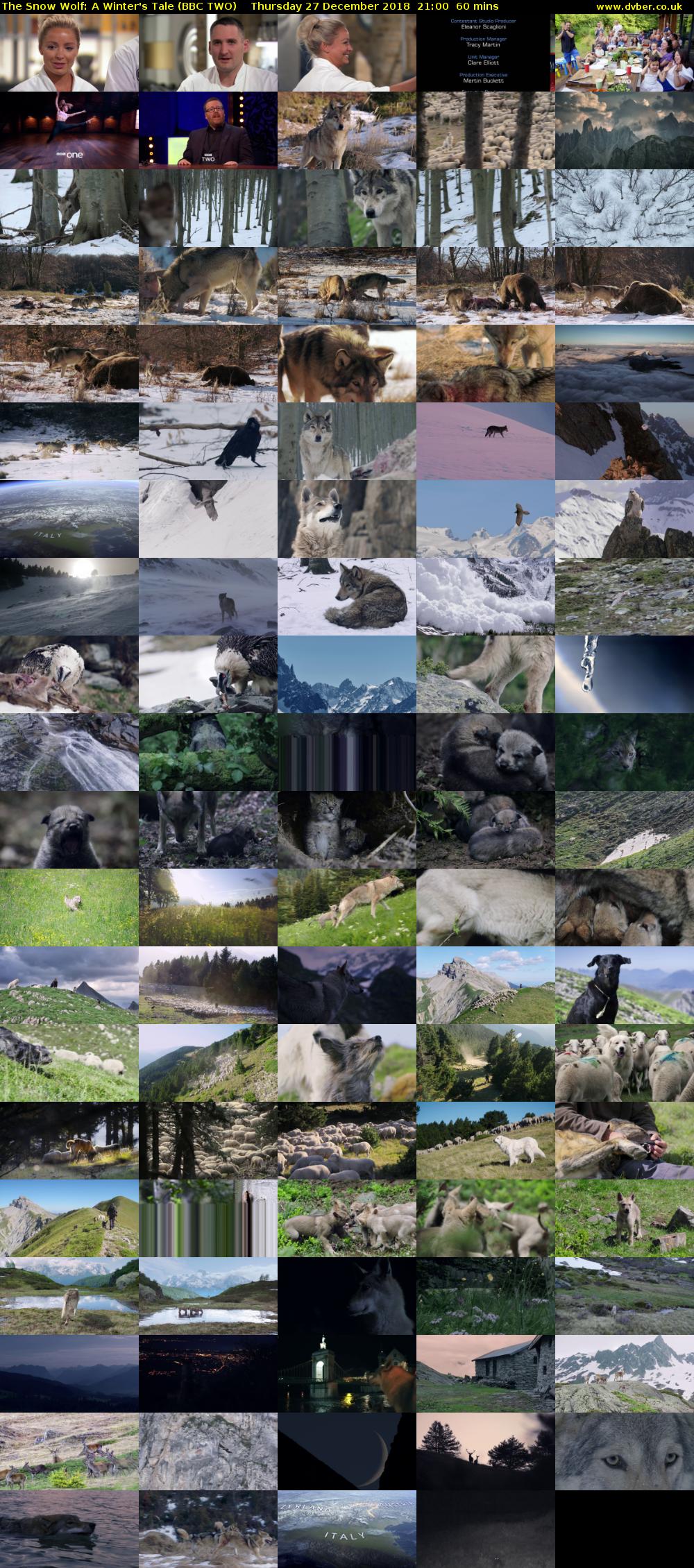 The Snow Wolf: A Winter's Tale (BBC TWO) Thursday 27 December 2018 21:00 - 22:00