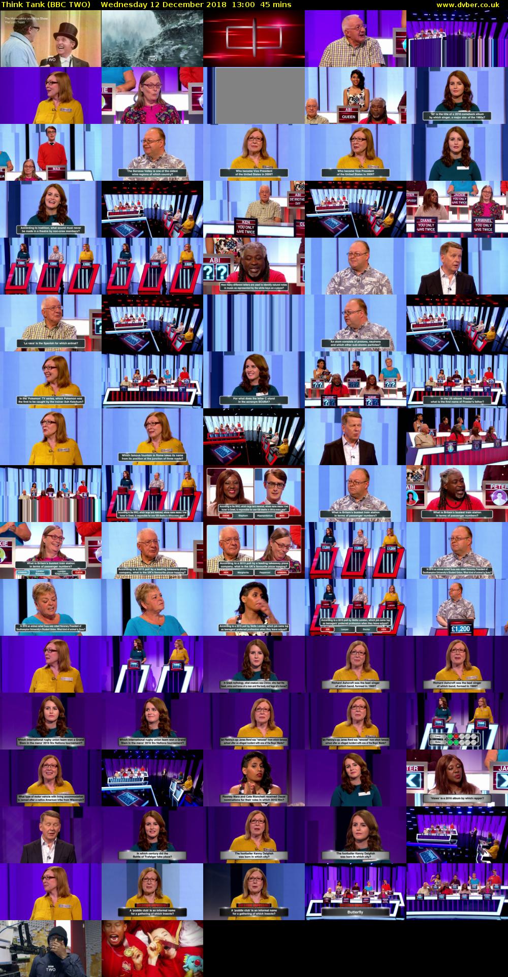 Think Tank (BBC TWO) Wednesday 12 December 2018 13:00 - 13:45