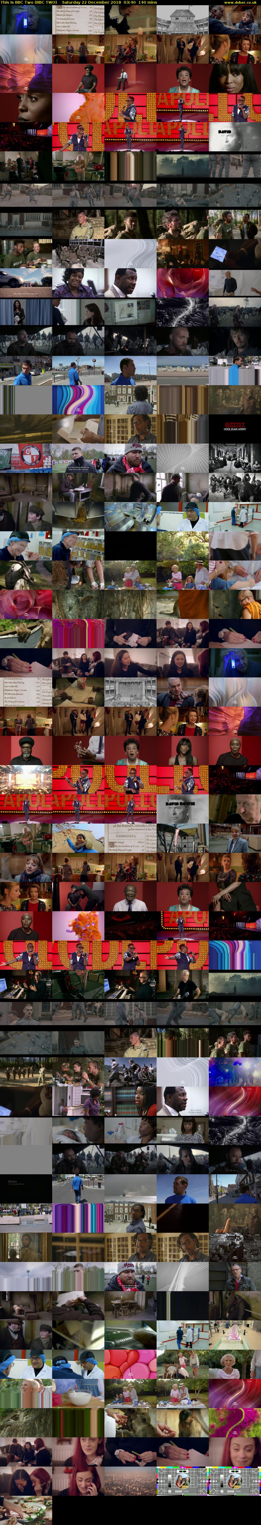 This Is BBC Two (BBC TWO) Saturday 22 December 2018 03:40 - 06:00