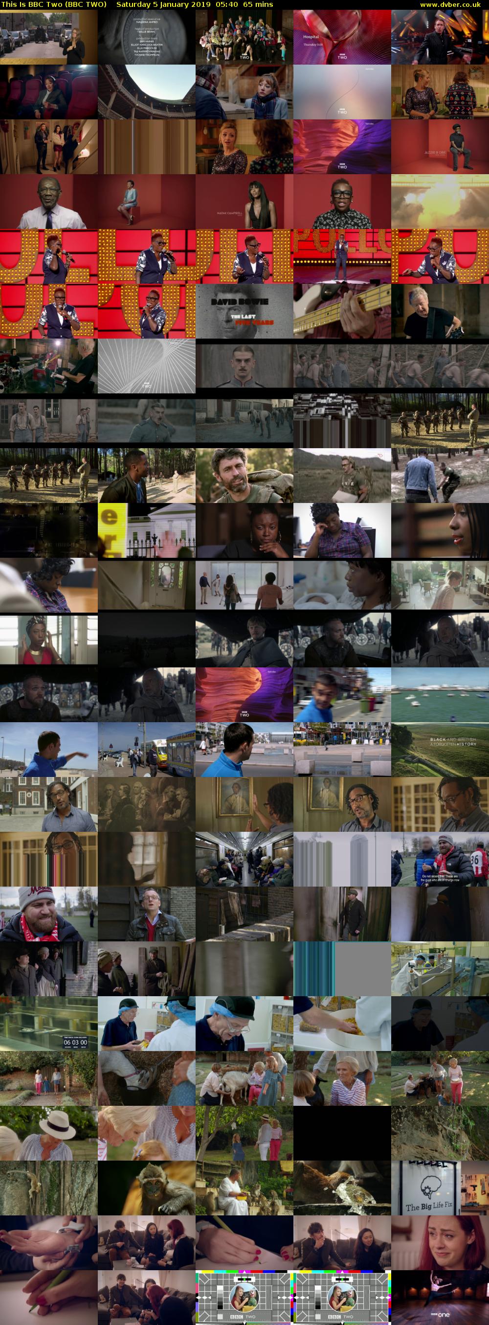 This Is BBC Two (BBC TWO) Saturday 5 January 2019 05:40 - 06:45