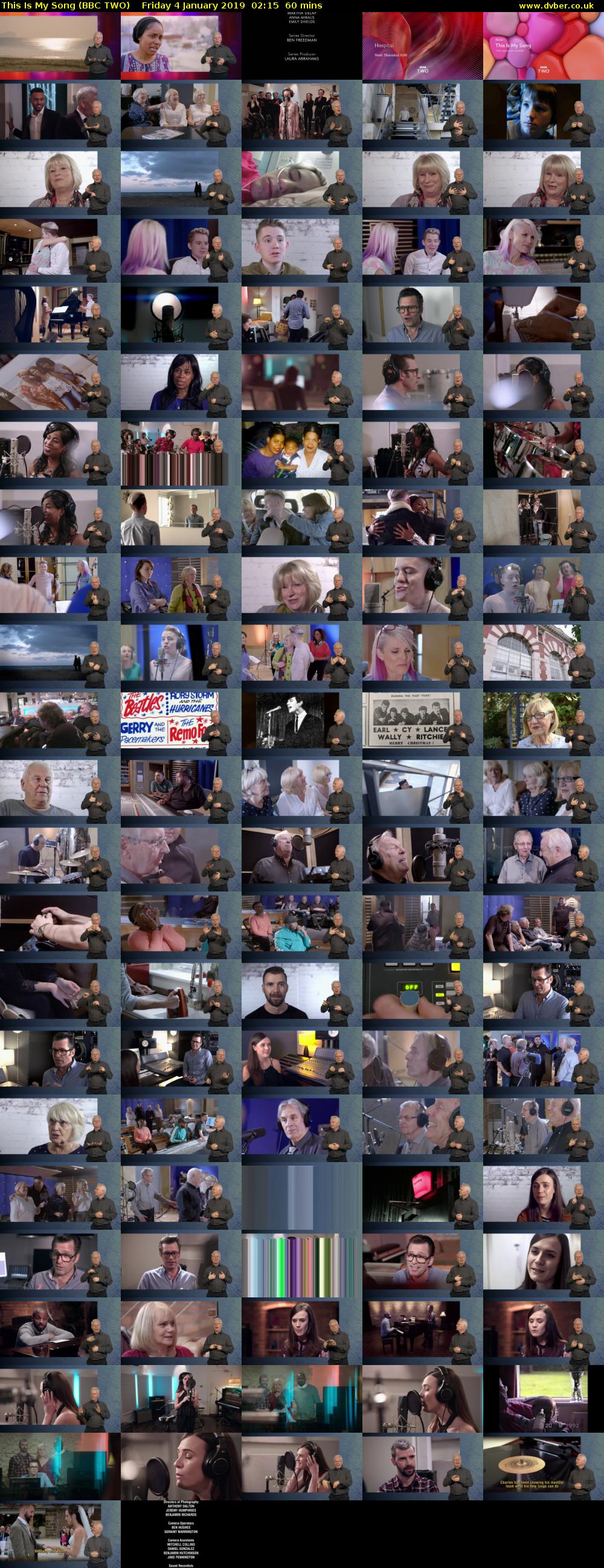 This Is My Song (BBC TWO) Friday 4 January 2019 02:15 - 03:15