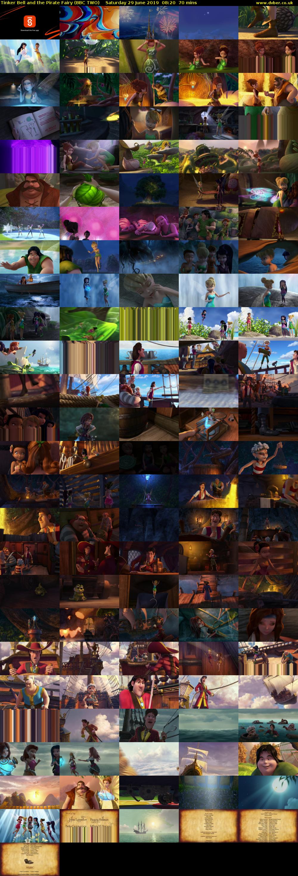 Tinker Bell and the Pirate Fairy (BBC TWO) Saturday 29 June 2019 08:20 - 09:30