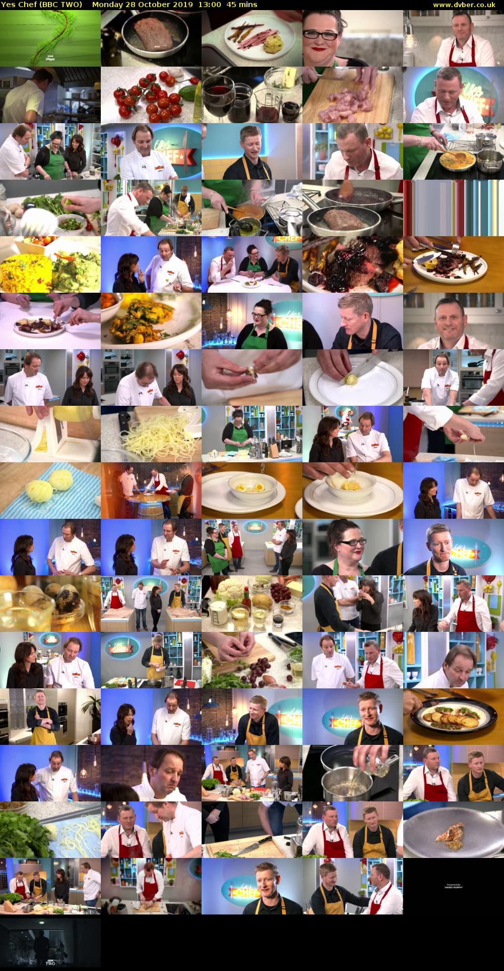 Yes Chef (BBC TWO) Monday 28 October 2019 13:00 - 13:45