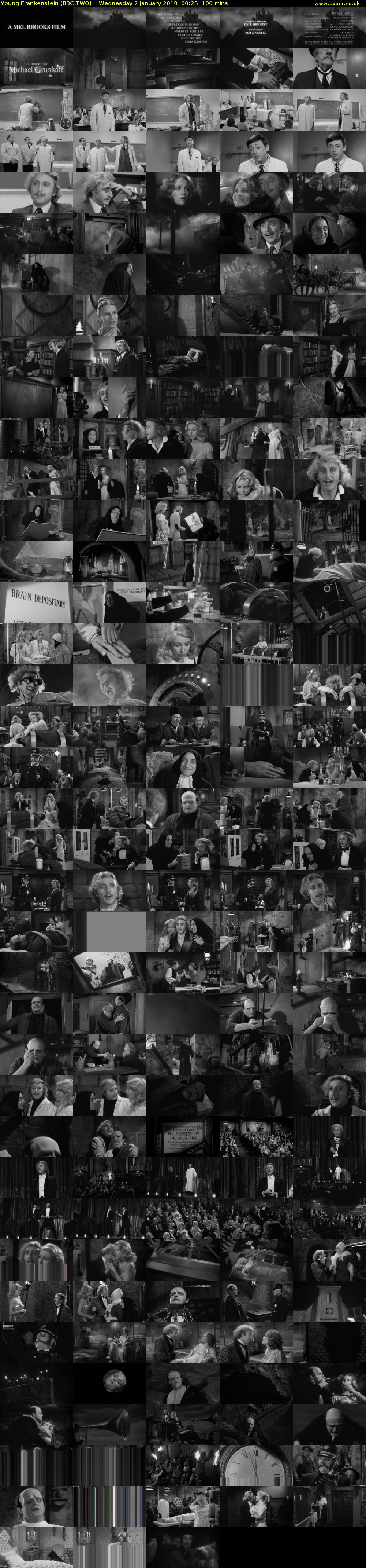 Young Frankenstein (BBC TWO) Wednesday 2 January 2019 00:25 - 02:05