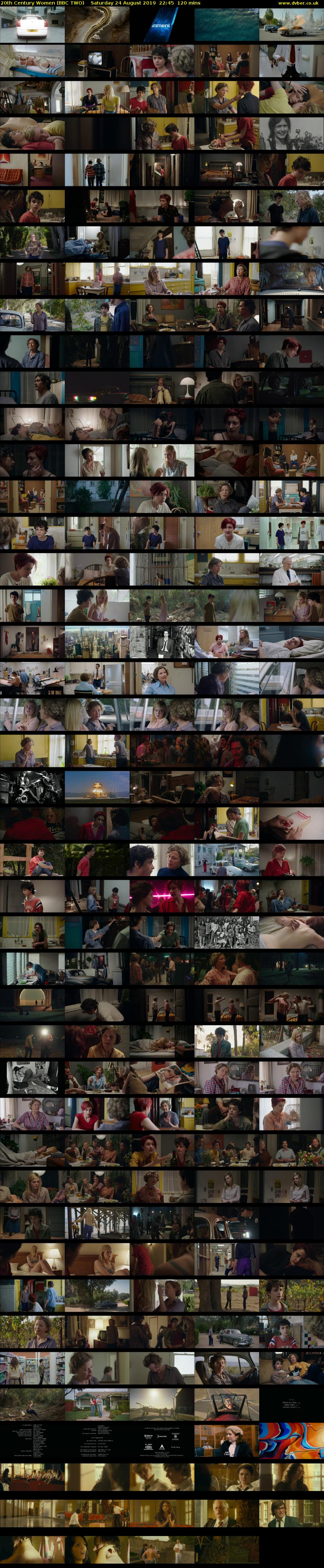 20th Century Women (BBC TWO) Saturday 24 August 2019 22:45 - 00:45