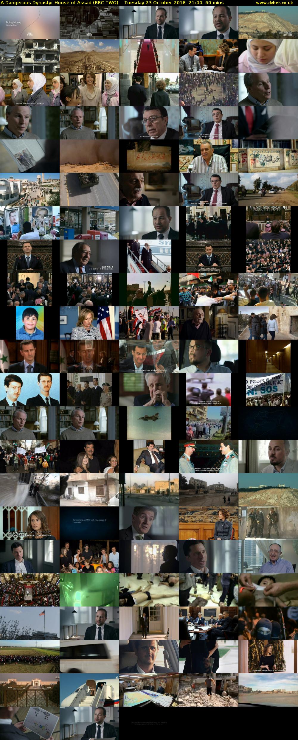 A Dangerous Dynasty: House of Assad (BBC TWO) Tuesday 23 October 2018 21:00 - 22:00