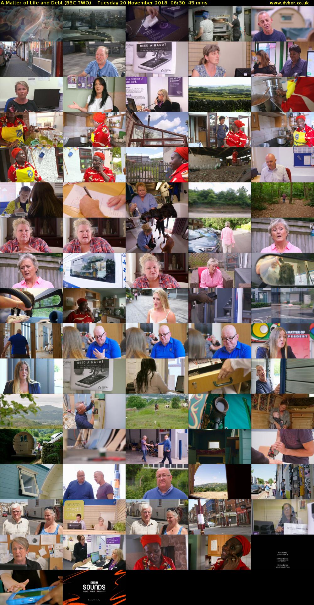 A Matter of Life and Debt (BBC TWO) Tuesday 20 November 2018 06:30 - 07:15