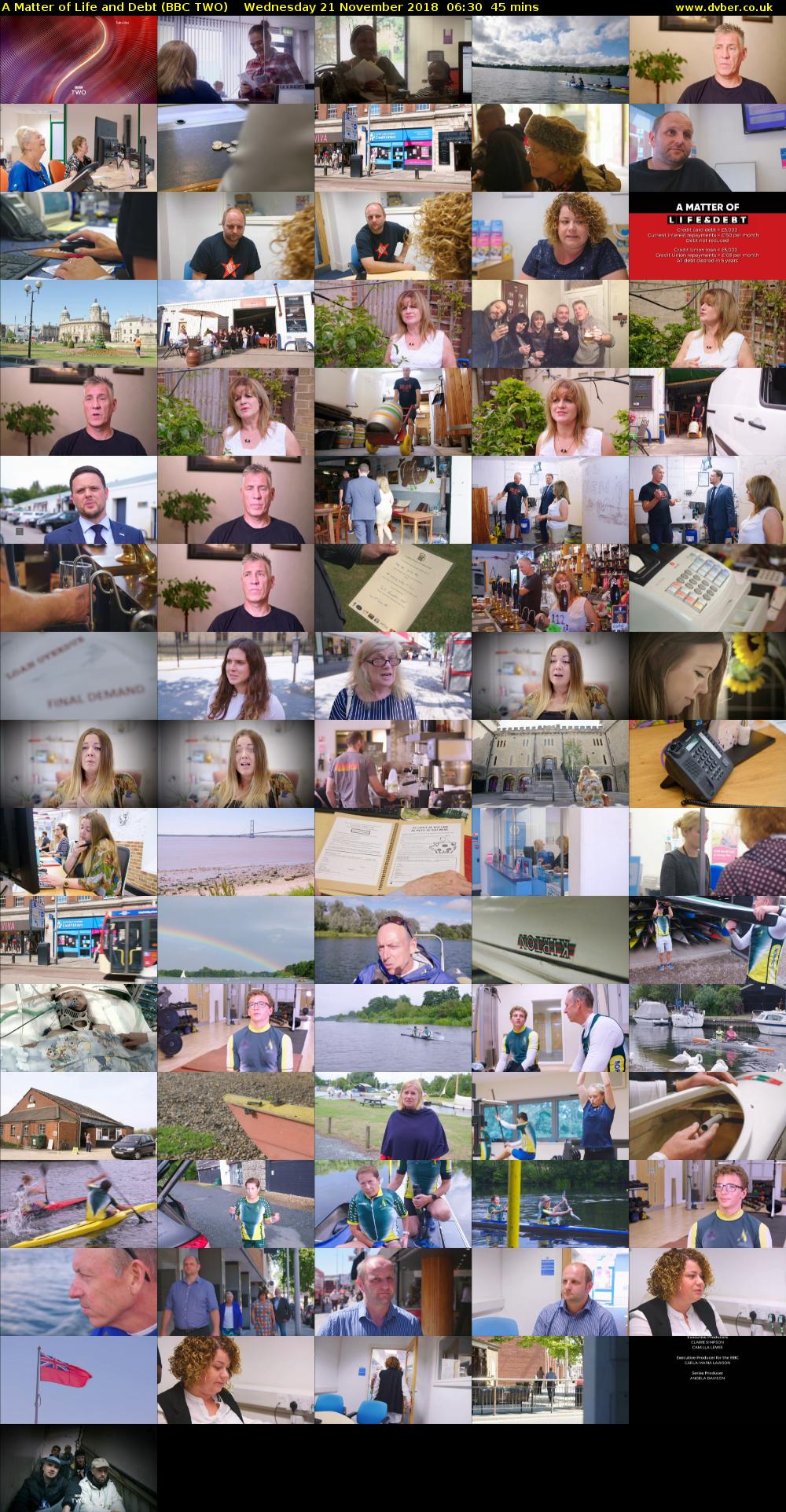 A Matter of Life and Debt (BBC TWO) Wednesday 21 November 2018 06:30 - 07:15