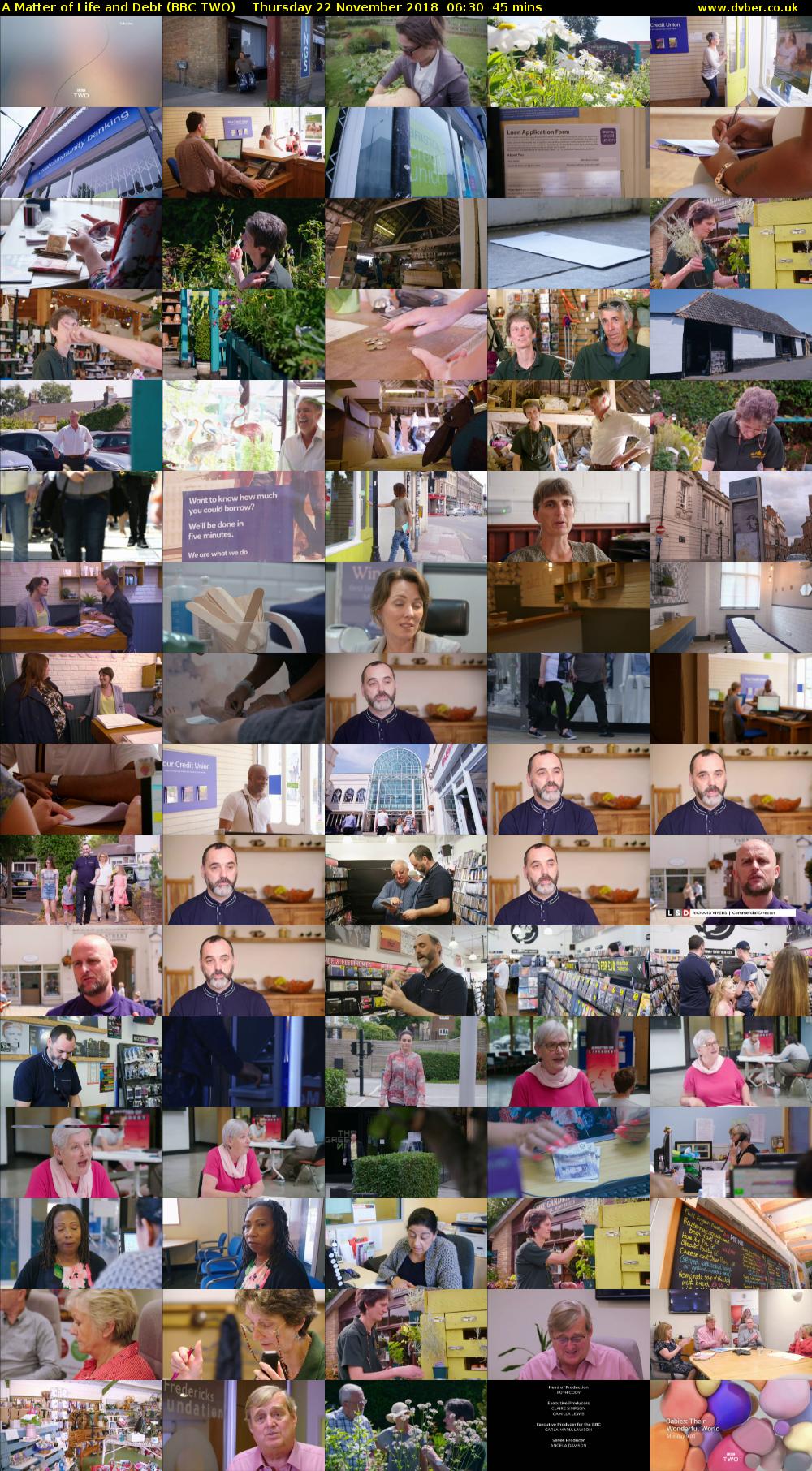 A Matter of Life and Debt (BBC TWO) Thursday 22 November 2018 06:30 - 07:15