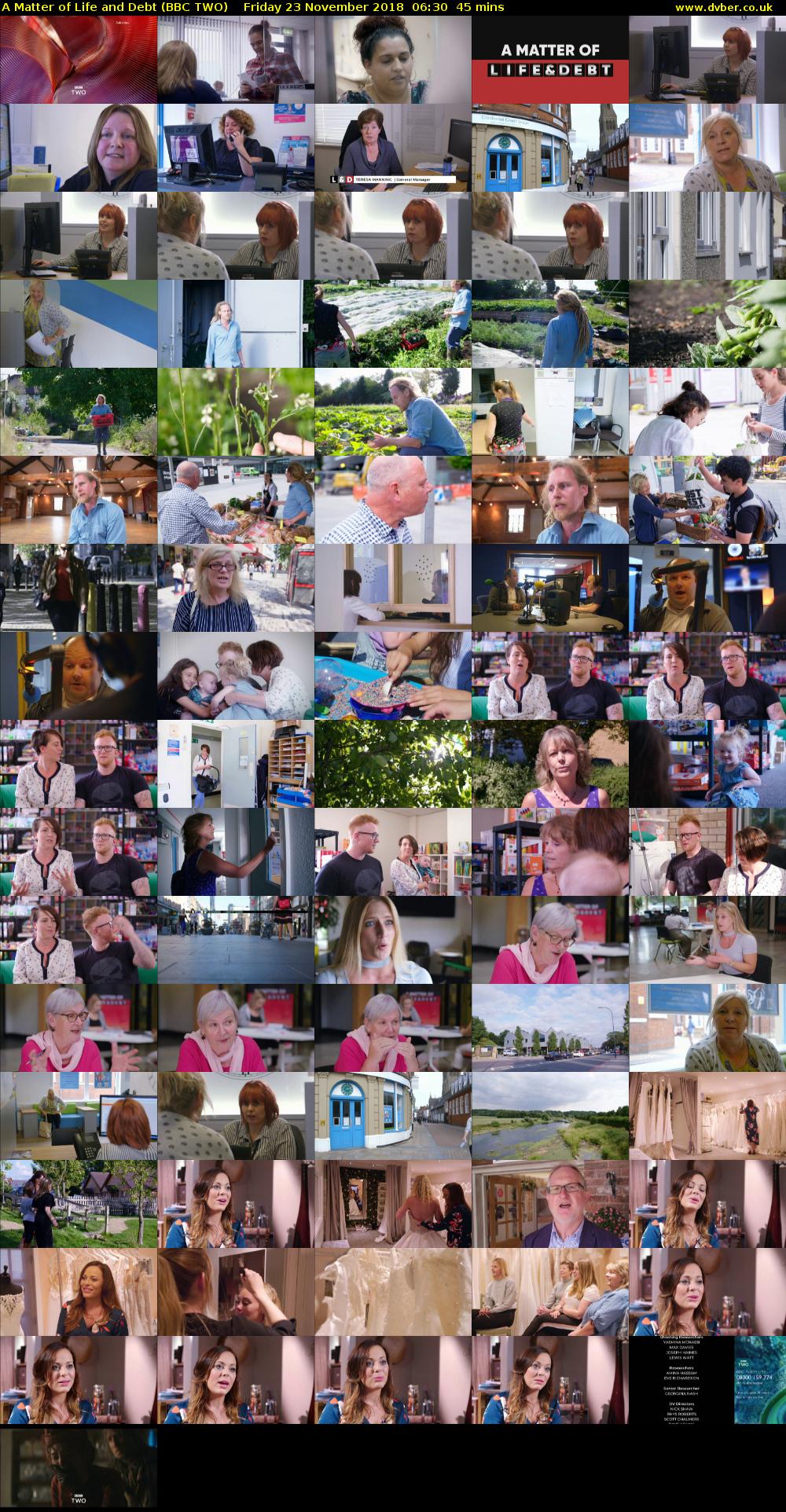 A Matter of Life and Debt (BBC TWO) Friday 23 November 2018 06:30 - 07:15