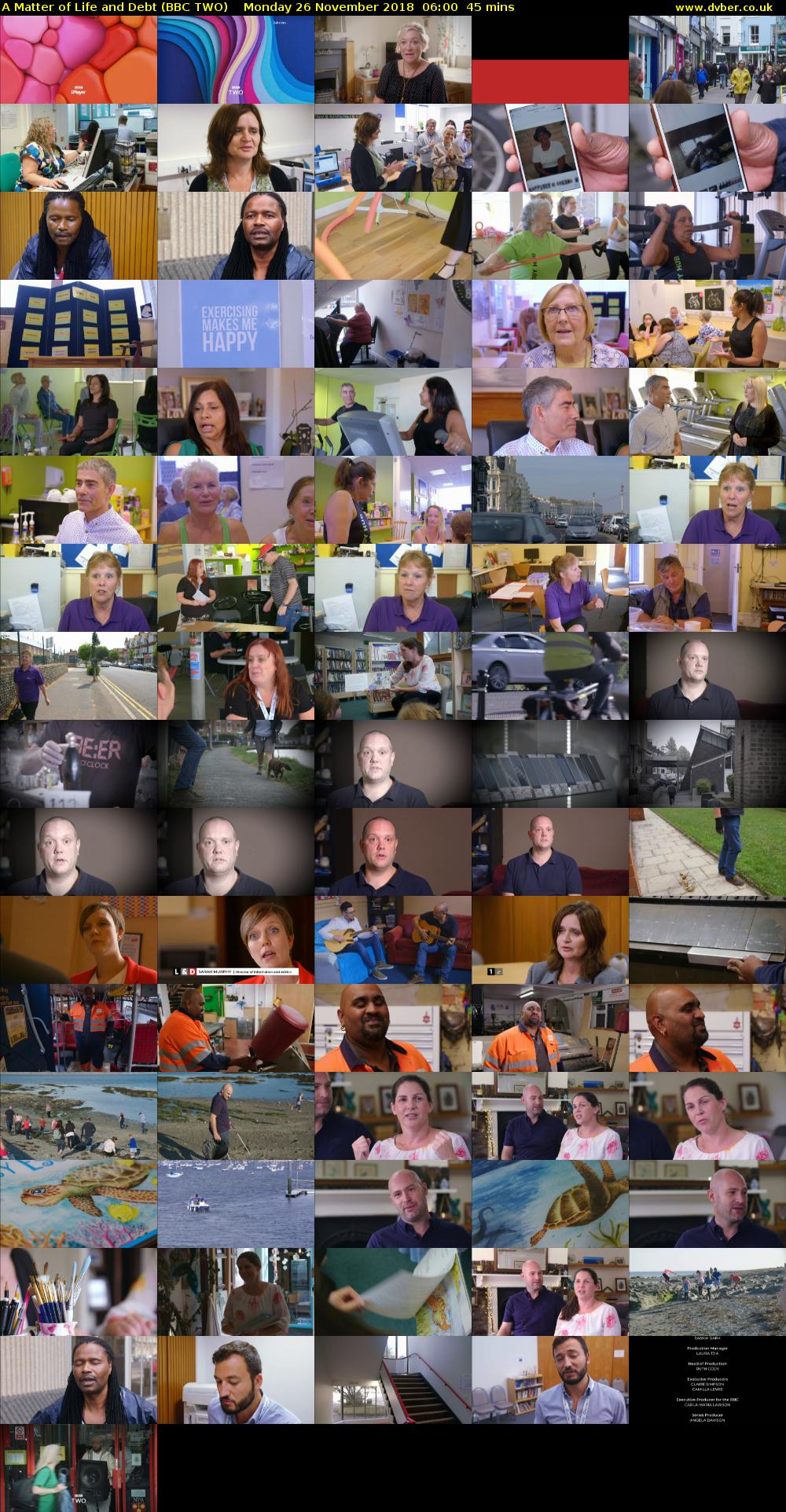 A Matter of Life and Debt (BBC TWO) Monday 26 November 2018 06:00 - 06:45