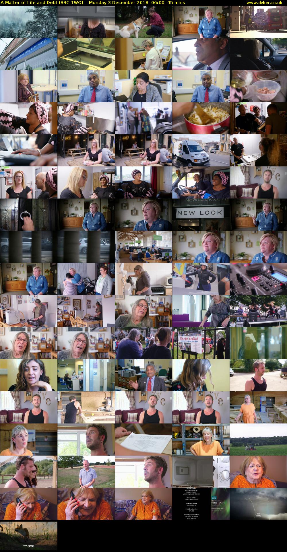 A Matter of Life and Debt (BBC TWO) Monday 3 December 2018 06:00 - 06:45