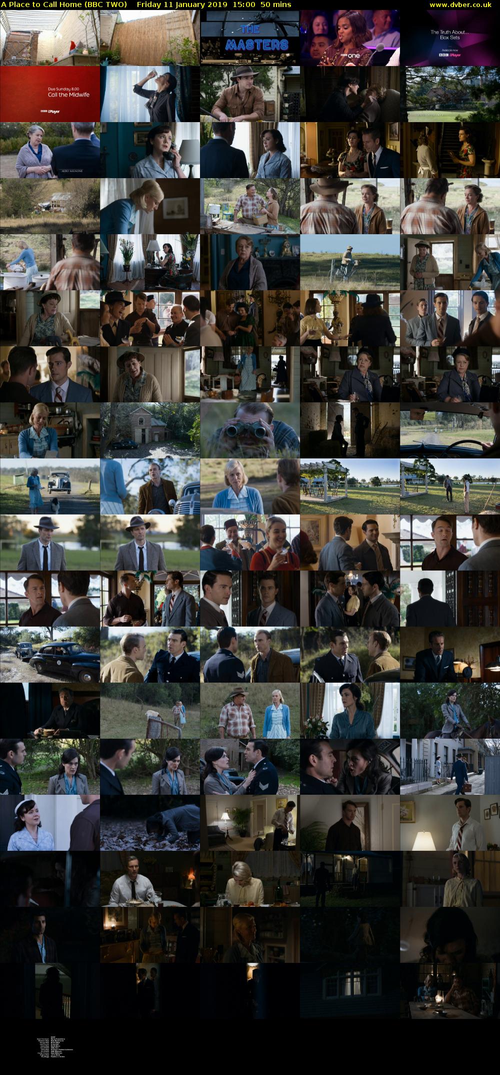 A Place to Call Home (BBC TWO) Friday 11 January 2019 15:00 - 15:50