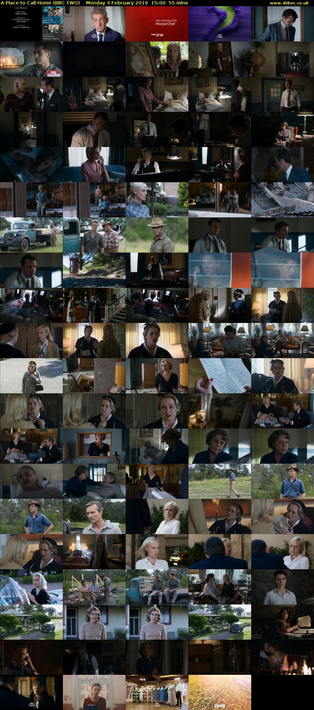 A Place to Call Home (BBC TWO) Monday 4 February 2019 15:00 - 15:55