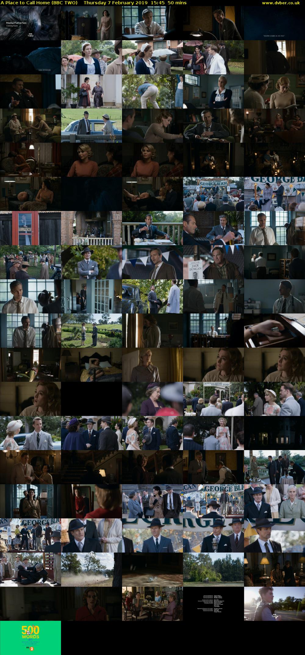 A Place to Call Home (BBC TWO) Thursday 7 February 2019 15:45 - 16:35