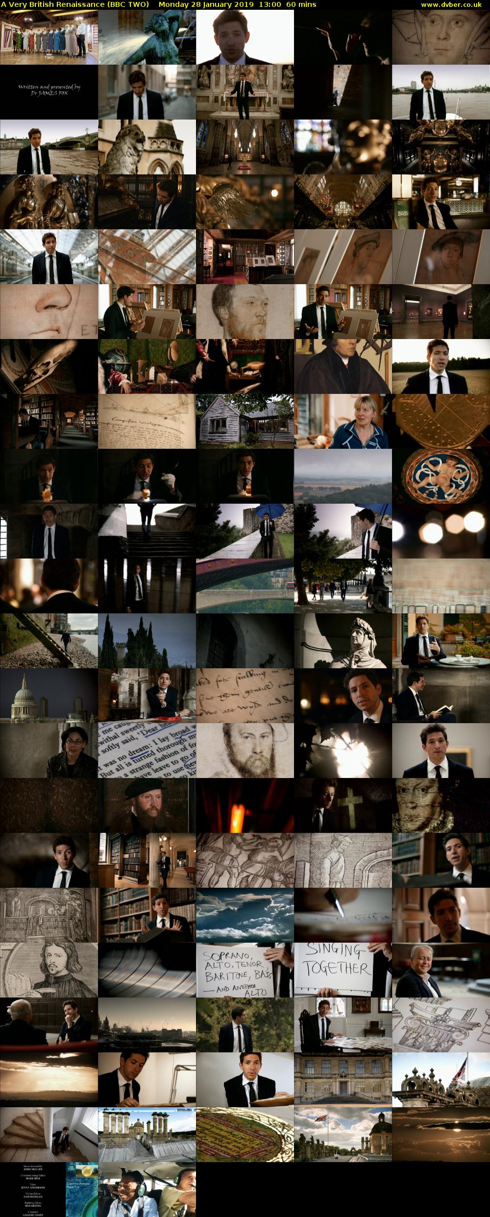 A Very British Renaissance (BBC TWO) Monday 28 January 2019 13:00 - 14:00