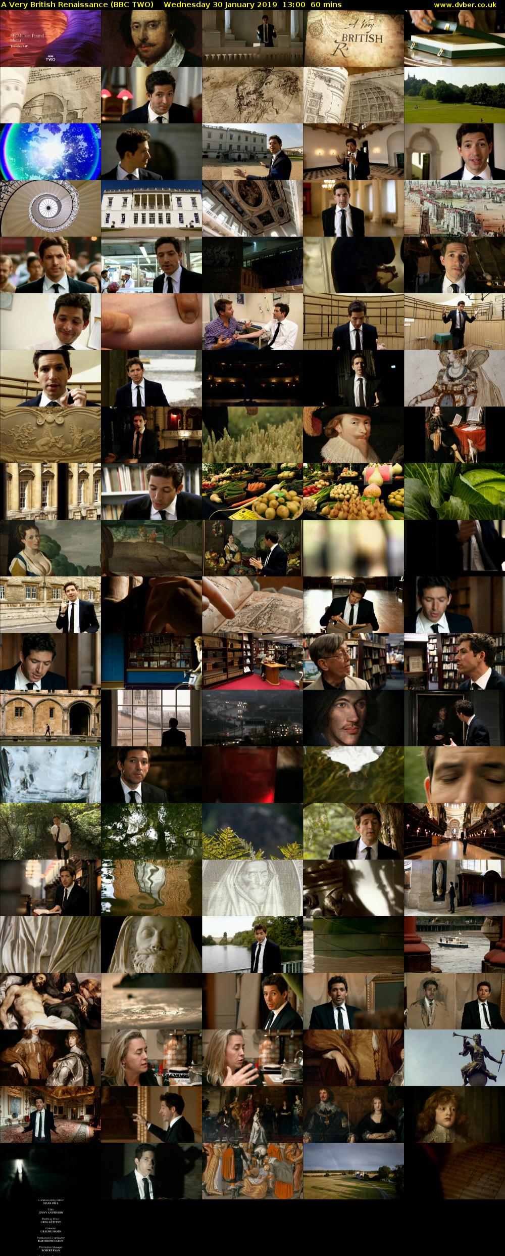 A Very British Renaissance (BBC TWO) Wednesday 30 January 2019 13:00 - 14:00