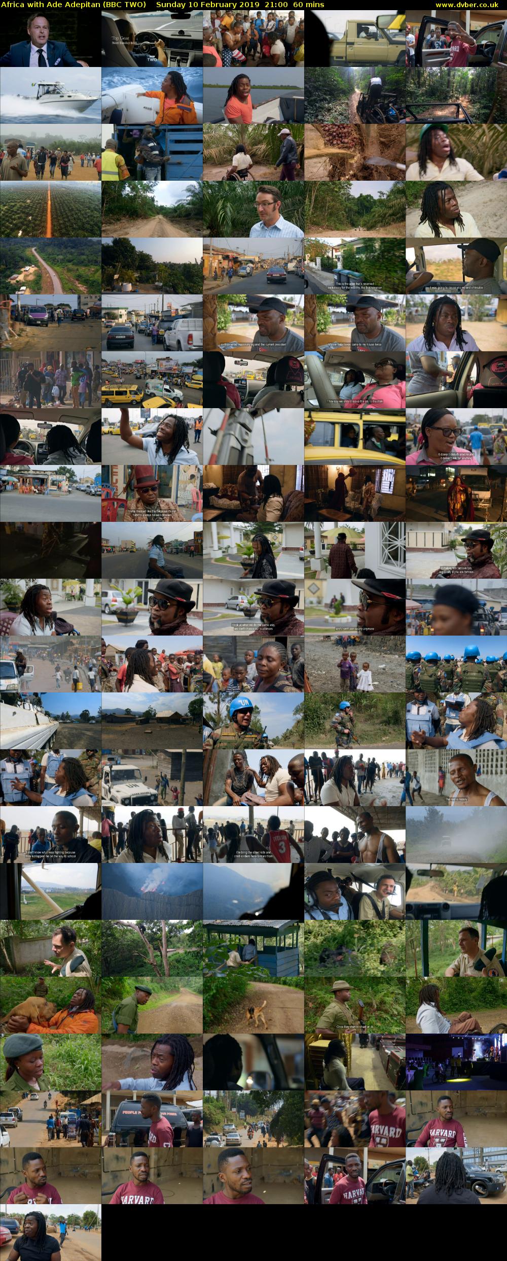 Africa with Ade Adepitan (BBC TWO) Sunday 10 February 2019 21:00 - 22:00