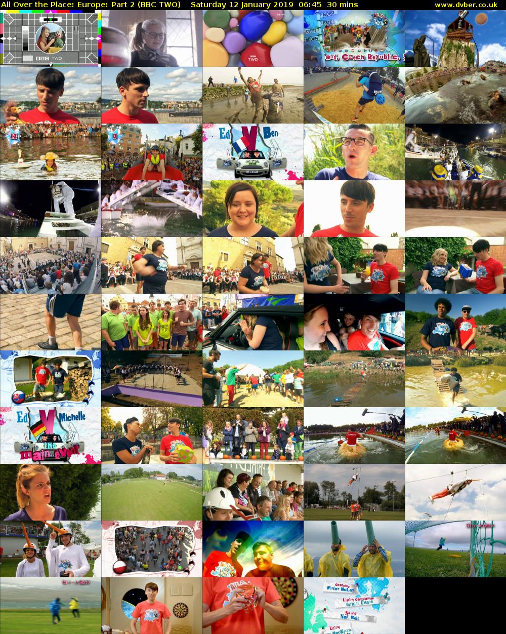 All Over the Place: Europe: Part 2 (BBC TWO) Saturday 12 January 2019 06:45 - 07:15