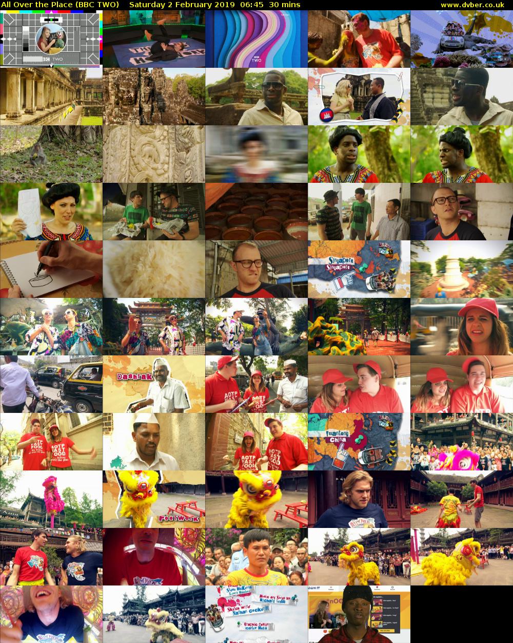 All Over the Place (BBC TWO) Saturday 2 February 2019 06:45 - 07:15