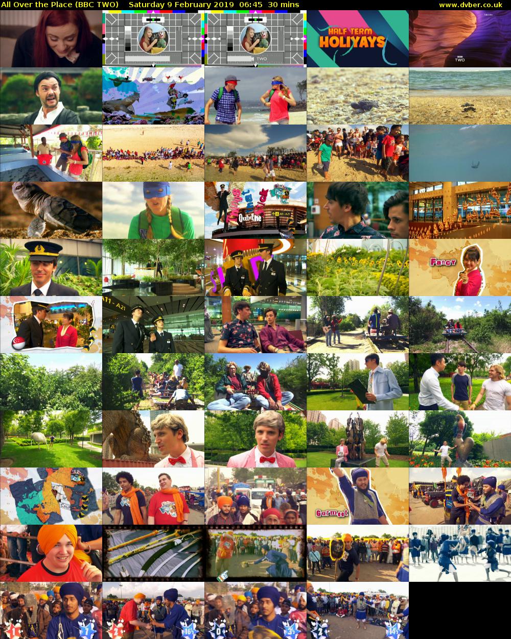 All Over the Place (BBC TWO) Saturday 9 February 2019 06:45 - 07:15