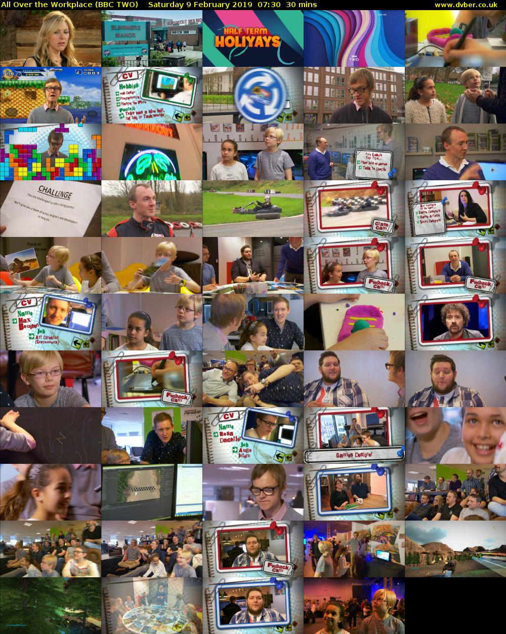 All Over the Workplace (BBC TWO) Saturday 9 February 2019 07:30 - 08:00