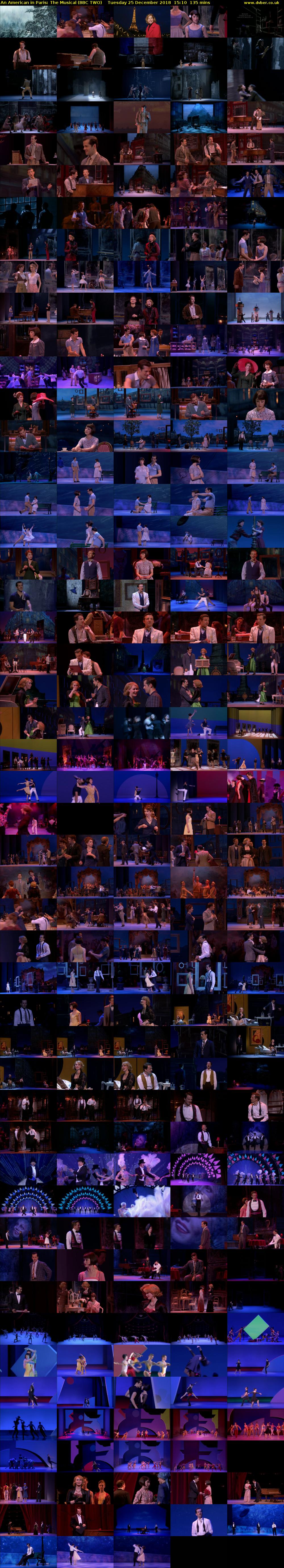 An American in Paris: The Musical (BBC TWO) Tuesday 25 December 2018 15:10 - 17:25