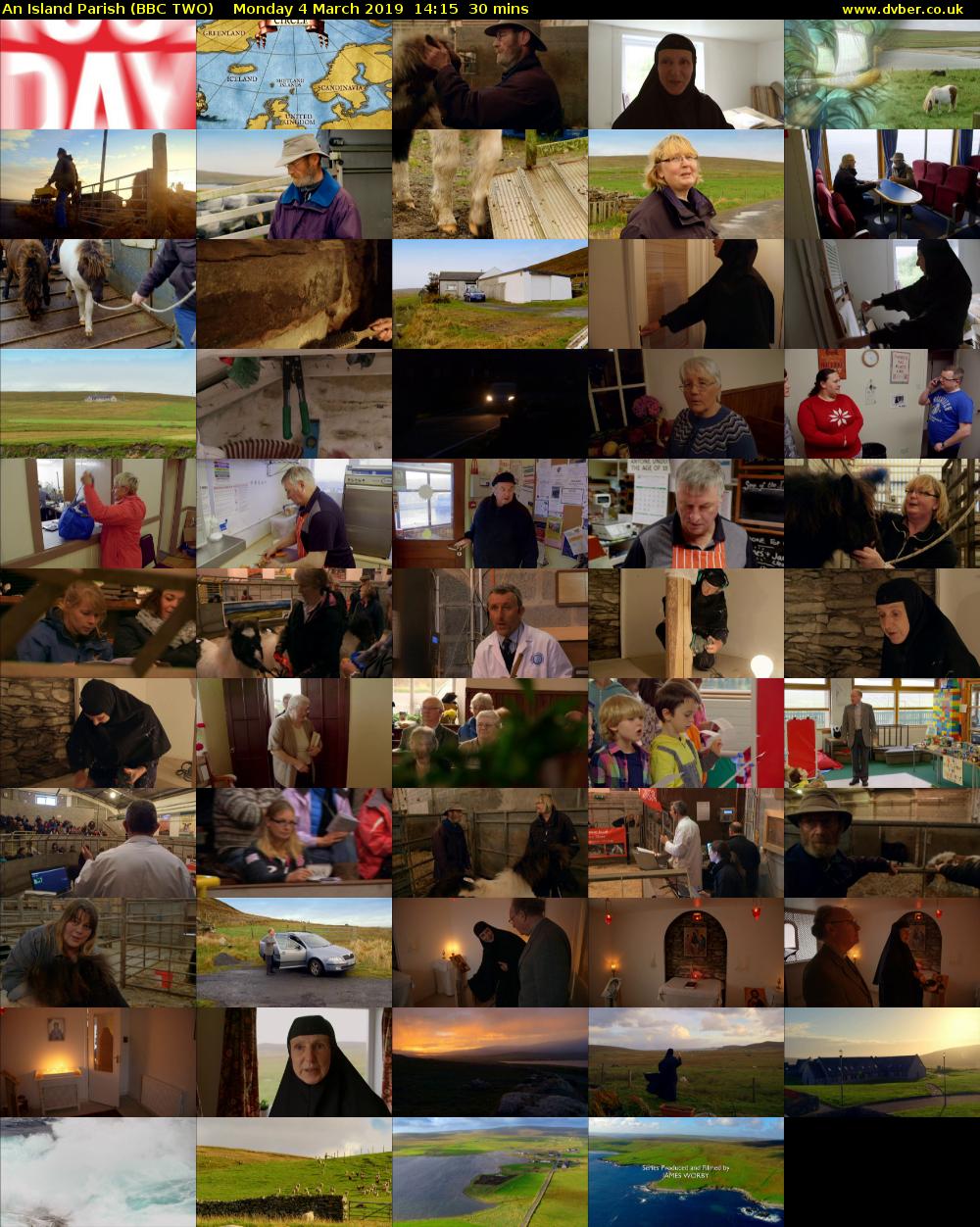An Island Parish (BBC TWO) Monday 4 March 2019 14:15 - 14:45