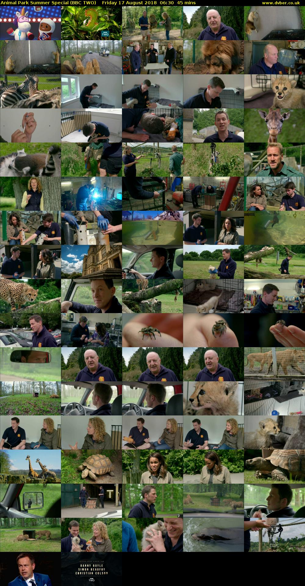 Animal Park Summer Special (BBC TWO) Friday 17 August 2018 06:30 - 07:15