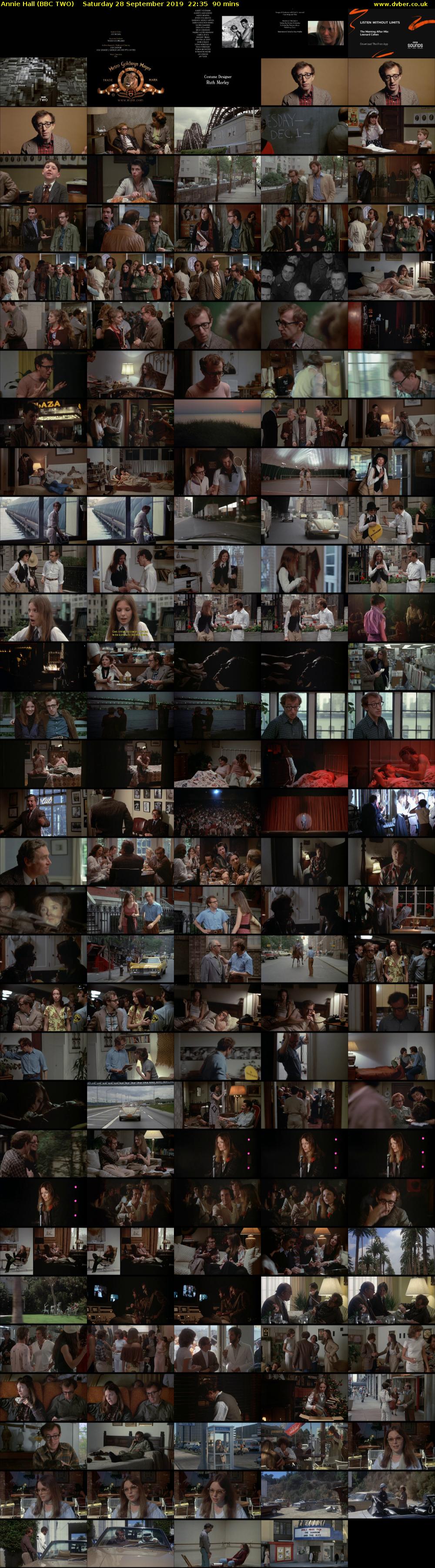 Annie Hall (BBC TWO) Saturday 28 September 2019 22:35 - 00:05