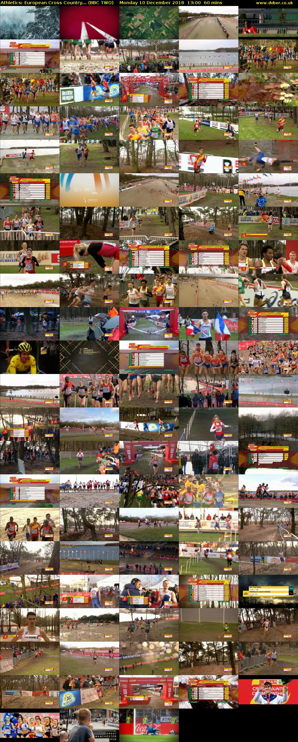 Athletics: European Cross Country... (BBC TWO) Monday 10 December 2018 13:00 - 14:00