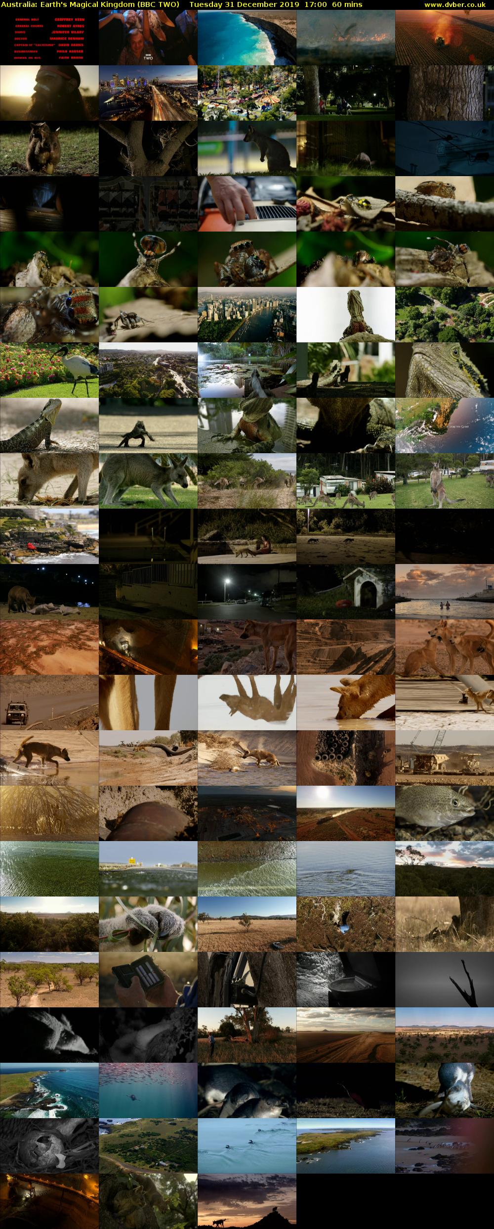 Australia: Earth's Magical Kingdom (BBC TWO) Tuesday 31 December 2019 17:00 - 18:00