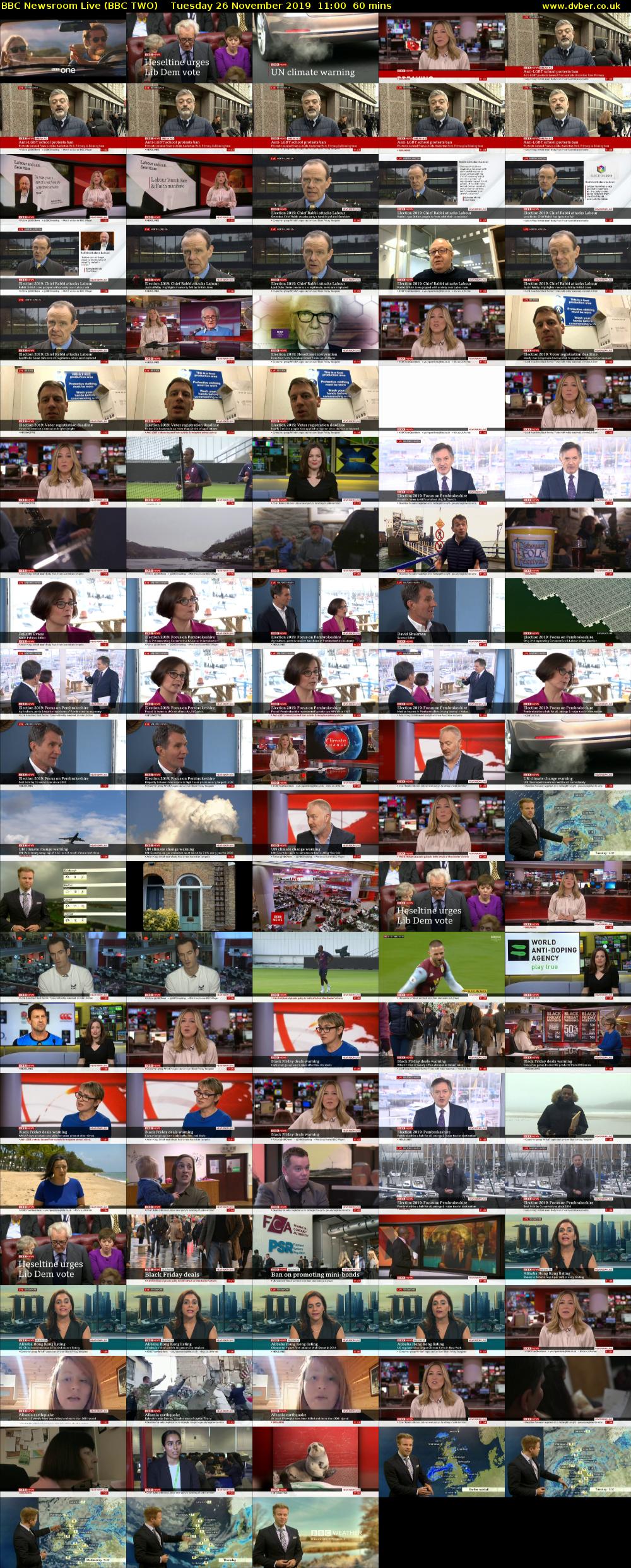 BBC Newsroom Live (BBC TWO) Tuesday 26 November 2019 11:00 - 12:00