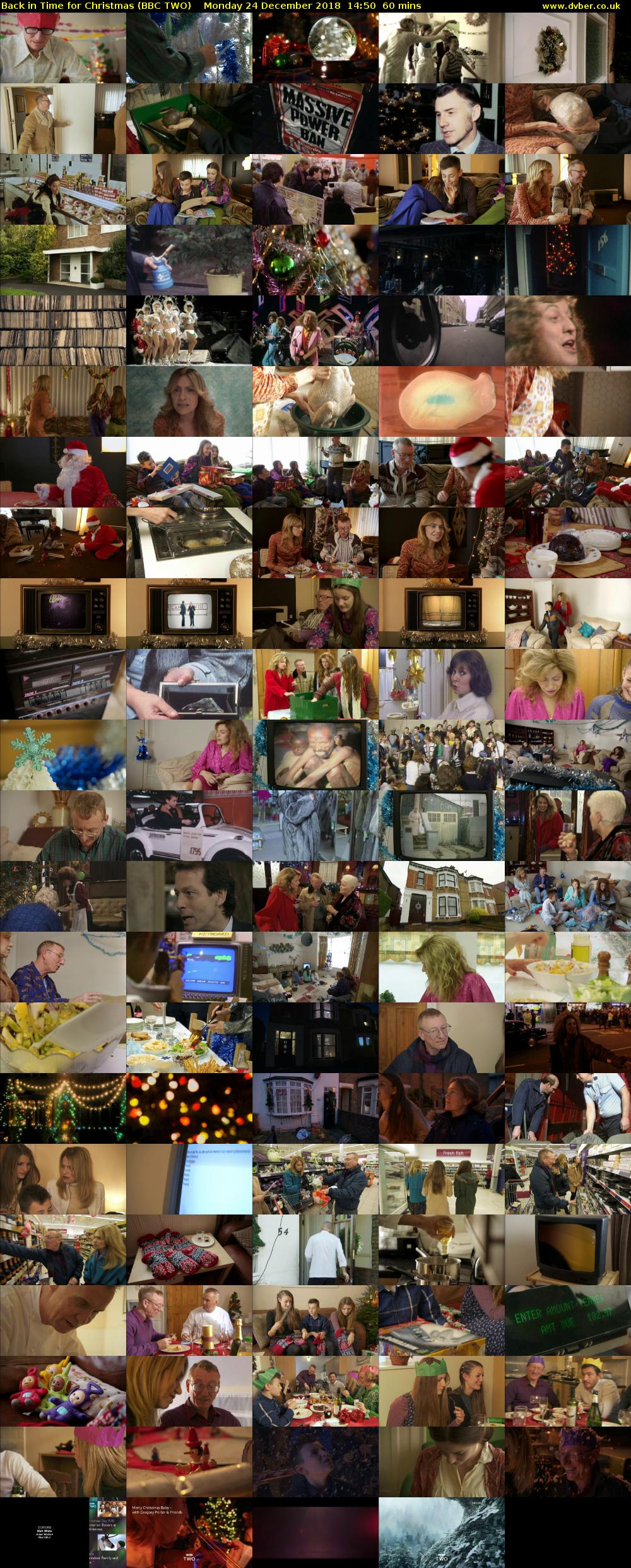 Back in Time for Christmas (BBC TWO) Monday 24 December 2018 14:50 - 15:50