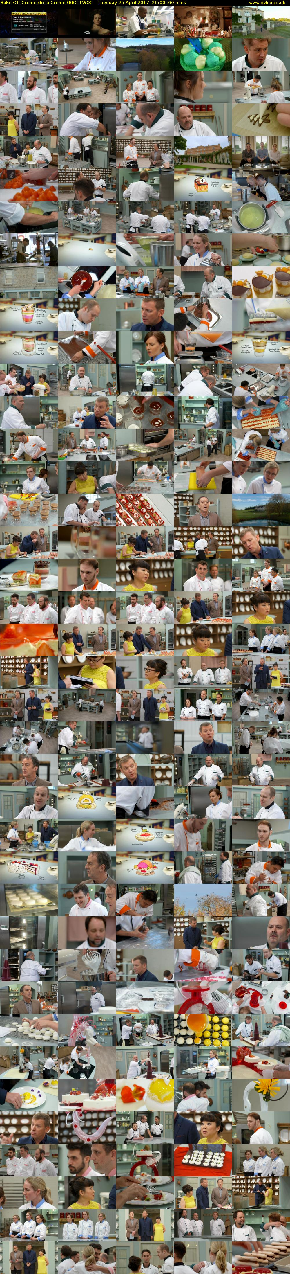 Bake Off Creme de la Creme (BBC TWO) Tuesday 25 April 2017 20:00 - 21:00