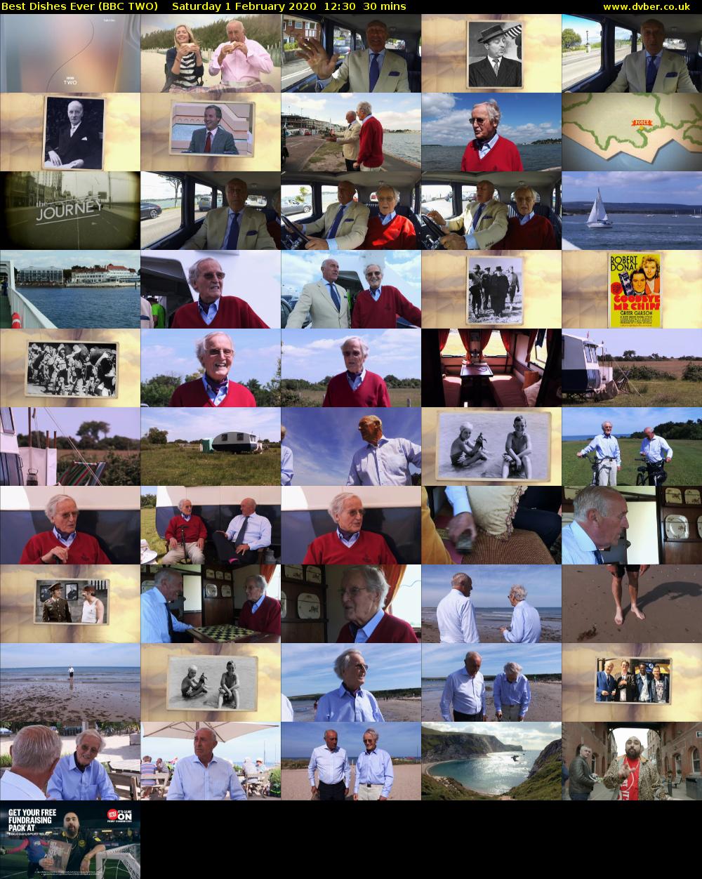 Best Dishes Ever (BBC TWO) Saturday 1 February 2020 12:30 - 13:00