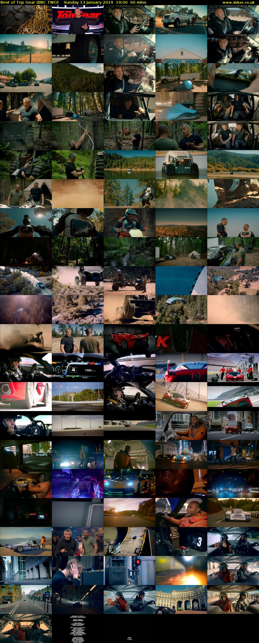 Best of Top Gear (BBC TWO) Sunday 13 January 2019 19:00 - 20:00