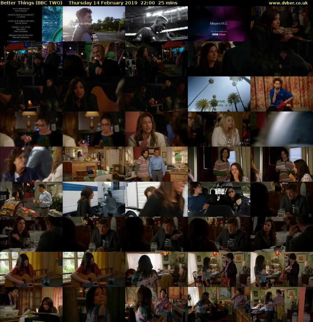 Better Things (BBC TWO) Thursday 14 February 2019 22:00 - 22:25