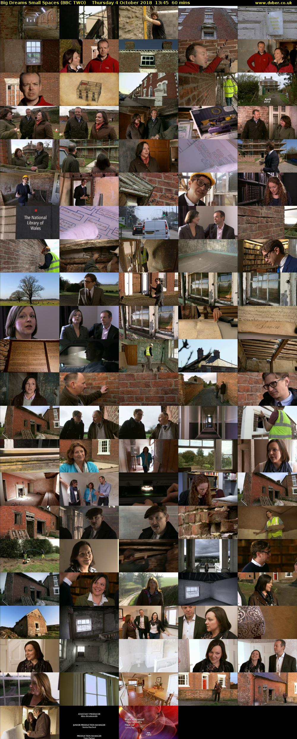 Big Dreams Small Spaces (BBC TWO) Thursday 4 October 2018 13:45 - 14:45