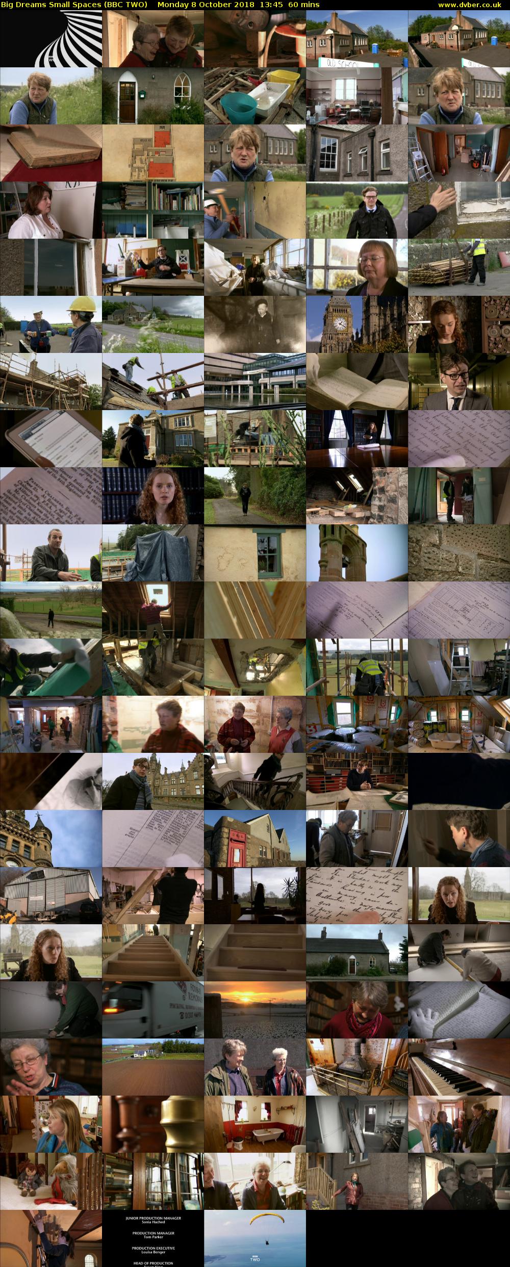 Big Dreams Small Spaces (BBC TWO) Monday 8 October 2018 13:45 - 14:45