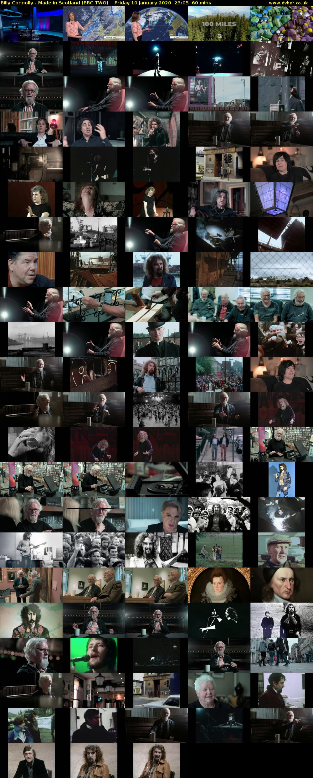 Billy Connolly - Made in Scotland (BBC TWO) Friday 10 January 2020 23:05 - 00:05