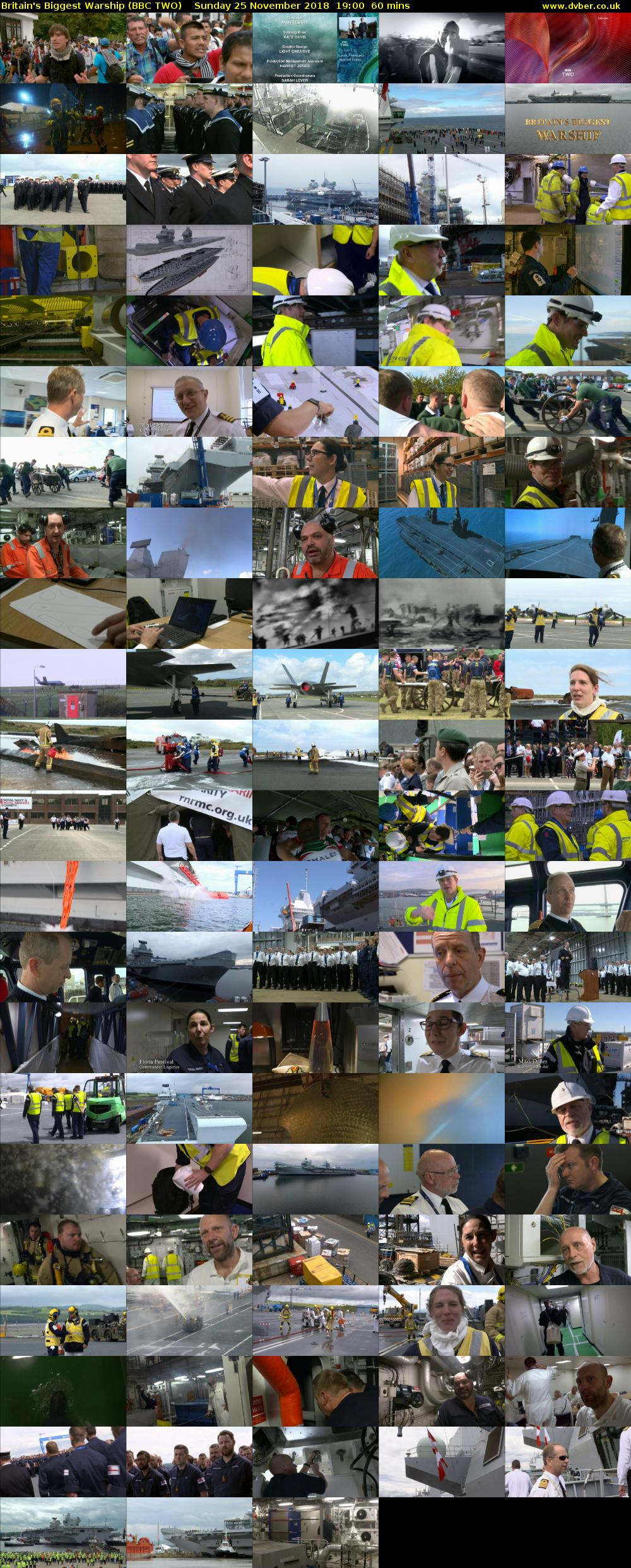 Britain's Biggest Warship (BBC TWO) Sunday 25 November 2018 19:00 - 20:00