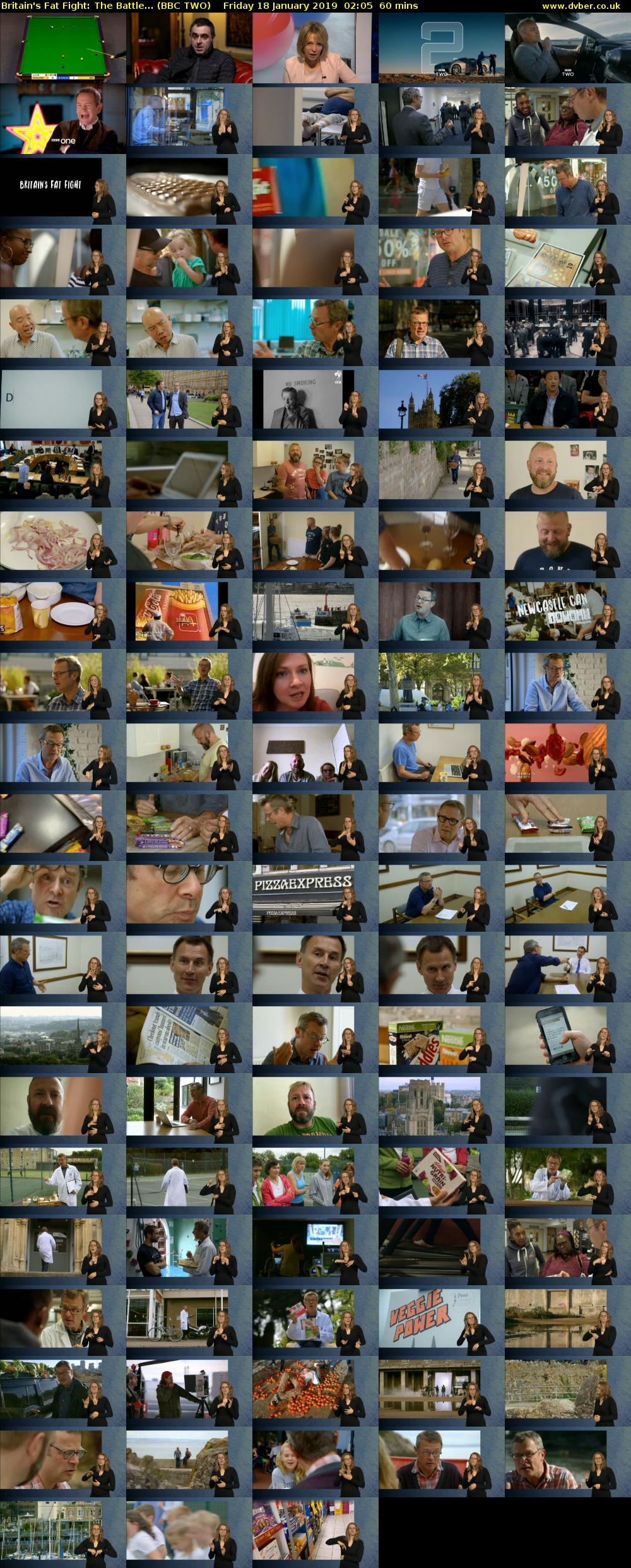 Britain's Fat Fight: The Battle... (BBC TWO) Friday 18 January 2019 02:05 - 03:05