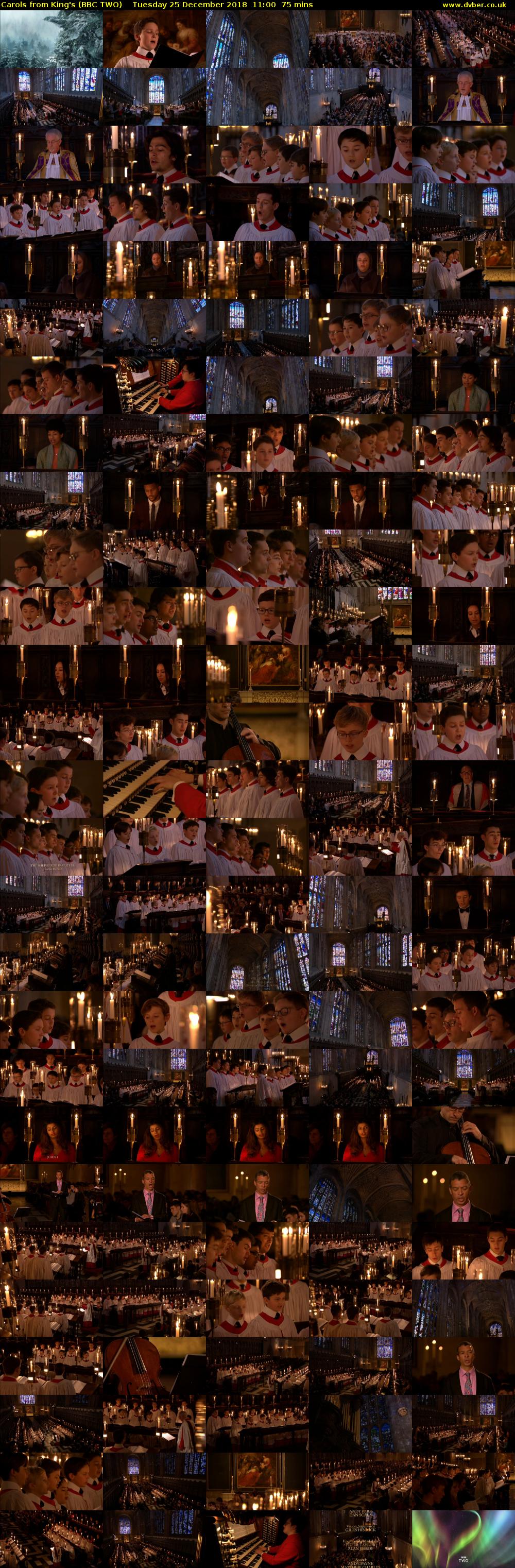 Carols from King's (BBC TWO) Tuesday 25 December 2018 11:00 - 12:15