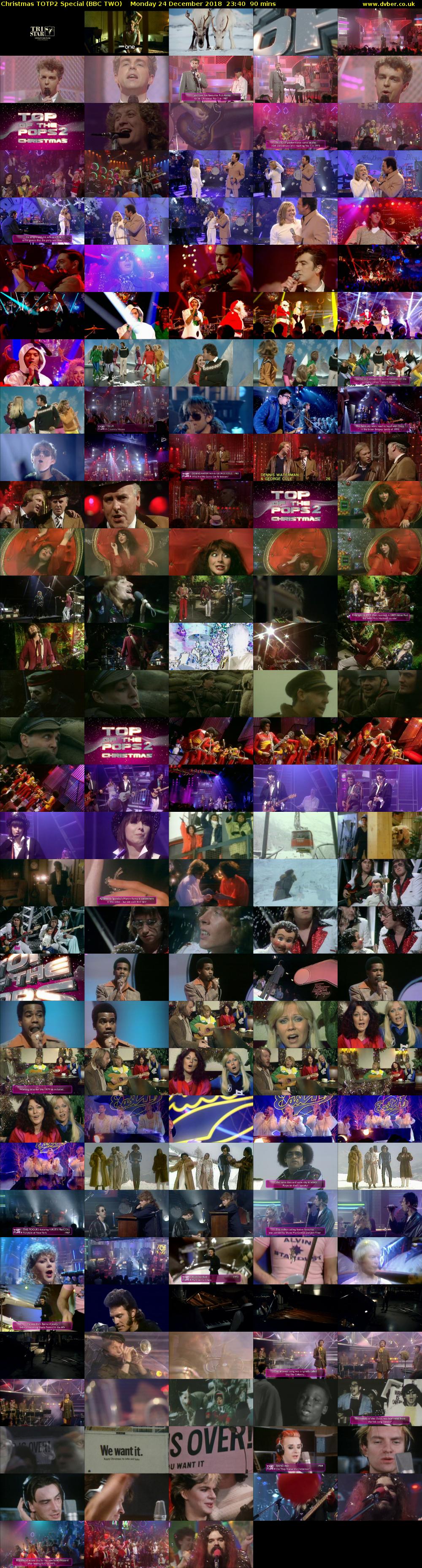 Christmas TOTP2 Special (BBC TWO) Monday 24 December 2018 23:40 - 01:10