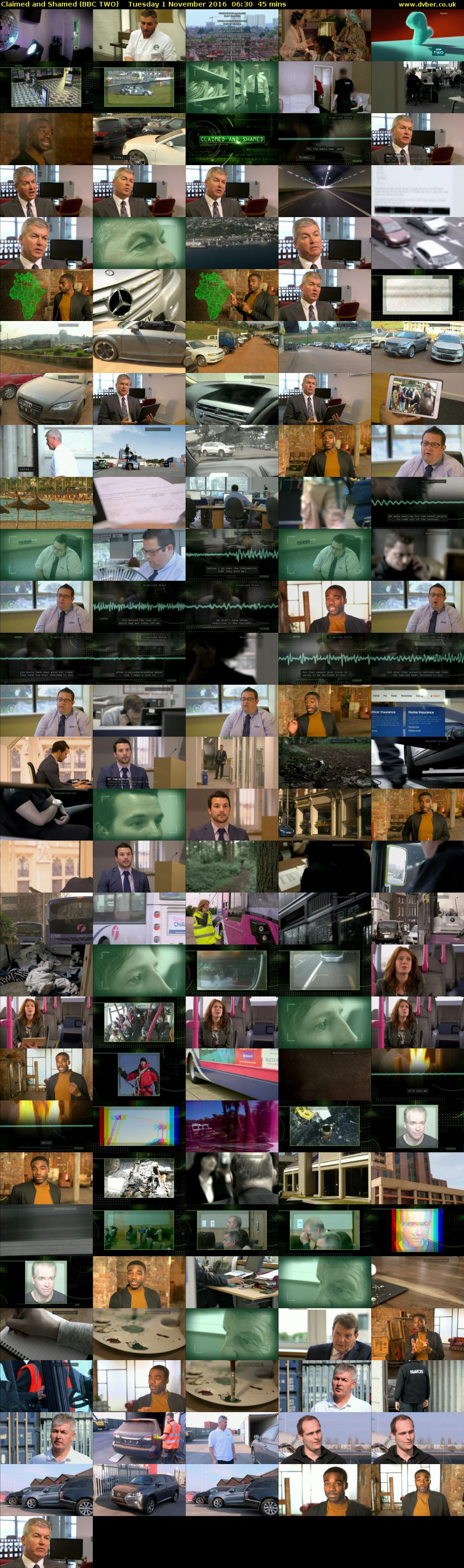 Claimed and Shamed (BBC TWO) Tuesday 1 November 2016 06:30 - 07:15