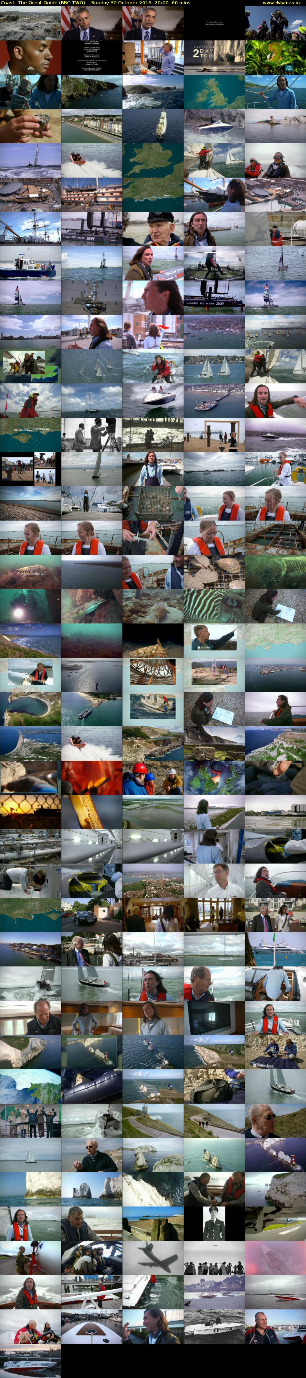 Coast: The Great Guide (BBC TWO) Sunday 30 October 2016 20:00 - 21:00